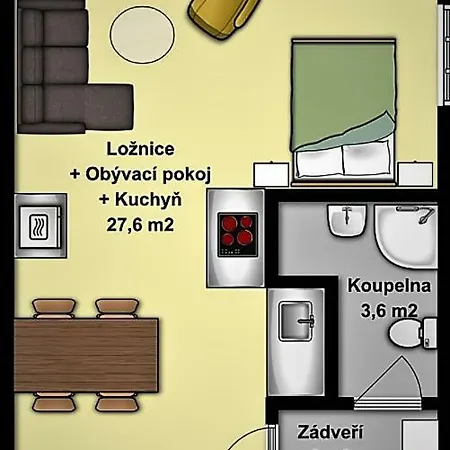 Apartament Elegant & Cosy Studio Near Park And Krymska St. Praga